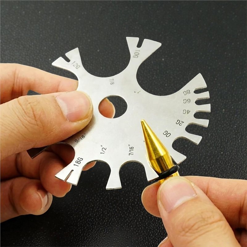 Body Jewelry Measurements - ABYN-เครื่องมือวัดขนาดเครื่องประดับร่างกาย วัสดุสแตนเลส อุปกรณ์วัดขนาดสำหรับเครื่องประดับเจาะร่างกาย