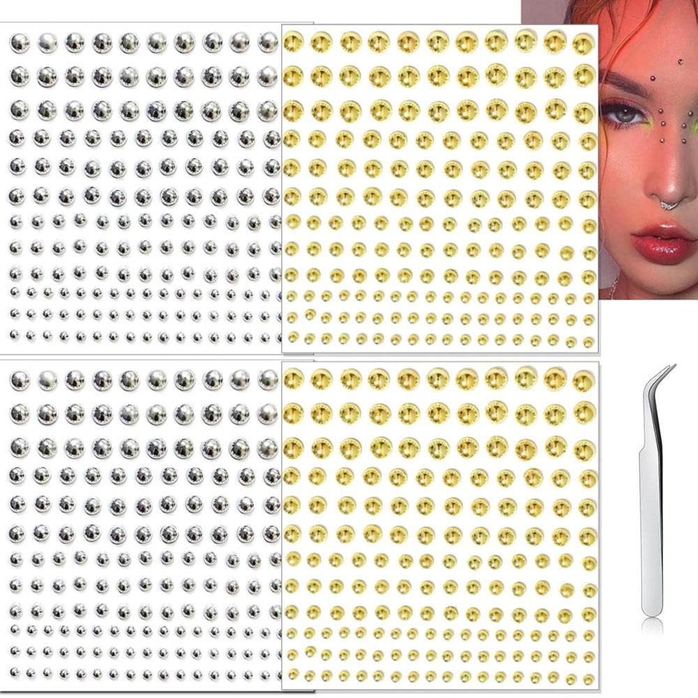 Body Jewelry Eyebrow - ชุดเครื่องประดับปลอม 661 ชิ้น ประกอบด้วย จิวปากปลอม จิวจมูกปลอม