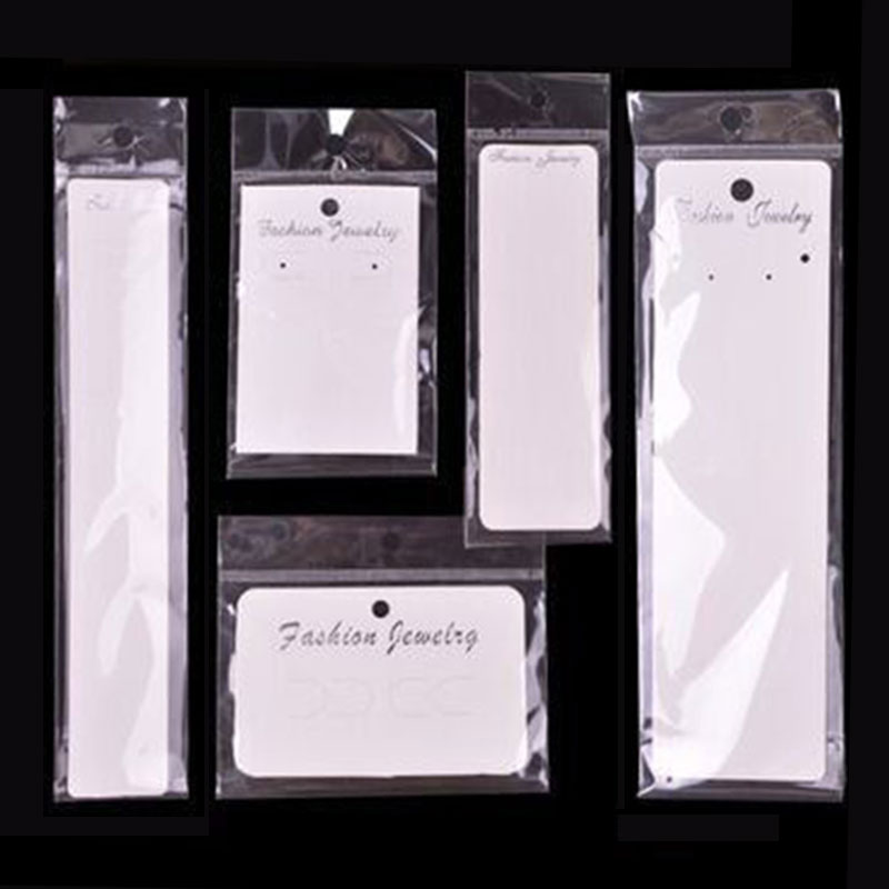 Body Jewelry Display - 30 ชุดเครื่องประดับการ์ดโปร่งใสกระเป๋า Opp สําหรับ Handmade สร้อยคอสร้อยข้อมือต่างหู