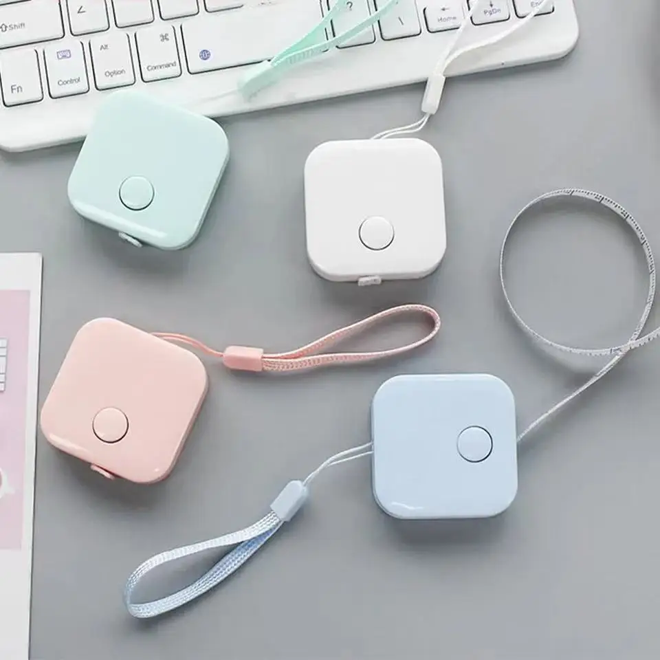 Body Jewelry Measurements - 1.5 เมตรแบบพกพาเทปวัดสองด้านไม้บรรทัดวัด Body เย็บยืดหยุ่นตัดไม้บรรทัดเซนติเมตรนิ้ว Retractable