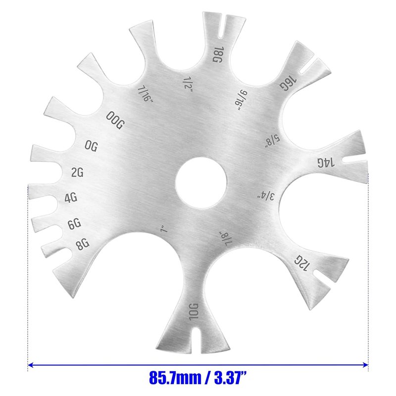 ABYN-เครื่องมือวัดขนาดเครื่องป - Body Jewelry Measurements บทวิจารณ์และราคา