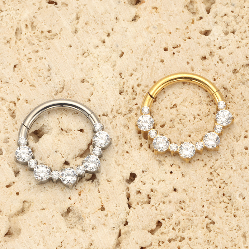ASTM F136 ไทเทเนียม Daith Clic - Belly Bar Titanium บทวิจารณ์และราคา