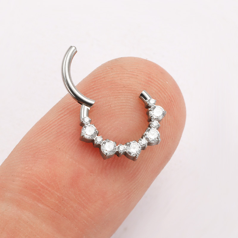 ASTM F136 ไทเทเนียม Daith Clic - Belly Bar Titanium บทวิจารณ์และราคา