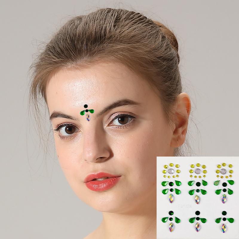 สติกเกอร์ติดหน้า 3 มิติ ประดับ - Body Jewelry Eyebrow บทวิจารณ์และราคา