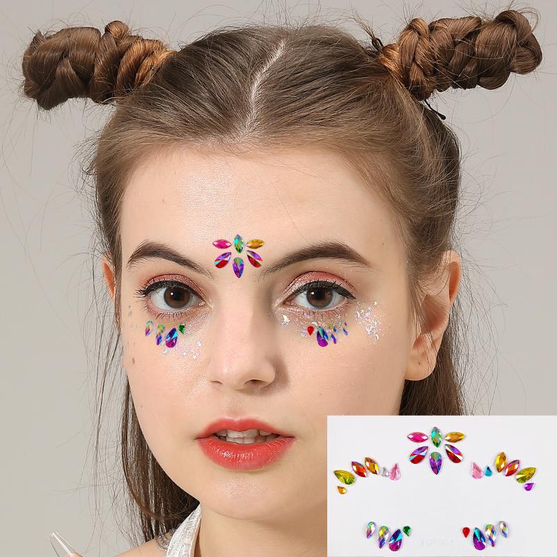 สติกเกอร์ติดหน้า 3 มิติ ประดับ - Body Jewelry Eyebrow บทวิจารณ์และราคา