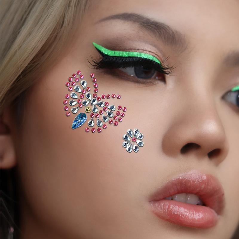สติกเกอร์ติดหน้า 3 มิติ ประดับ - Body Jewelry Eyebrow บทวิจารณ์และราคา
