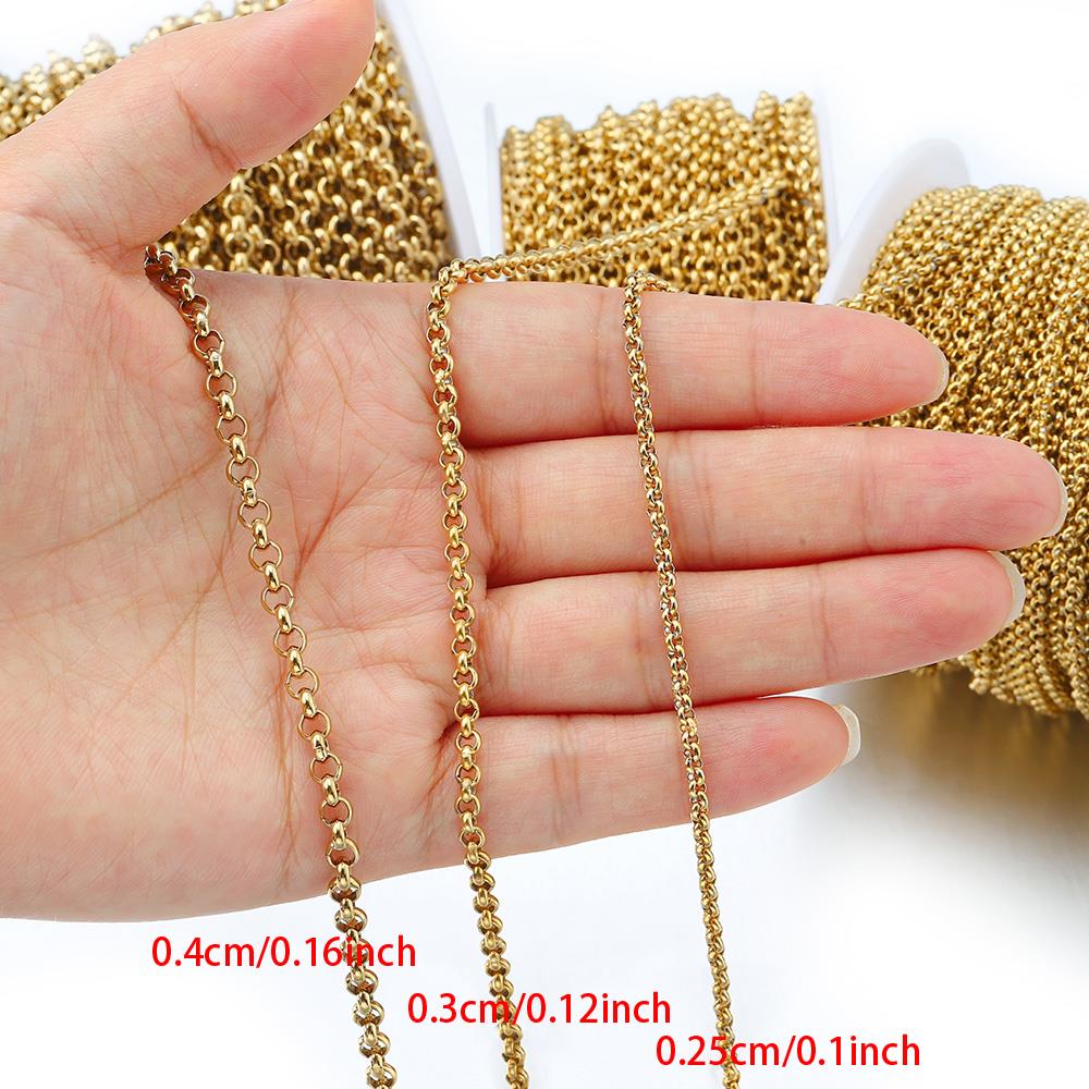 โซ่สแตนเลสรูปตัวโอขนาดเล็ก 1 เ - Body Jewelry Bulk บทวิจารณ์และราคา
