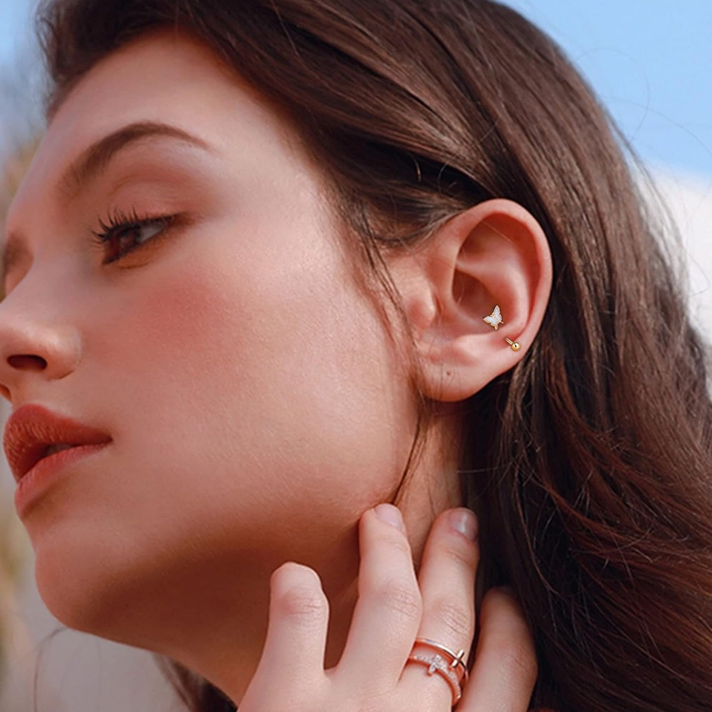 Florideco 1PC สแตนเลสสตีล Rook - Belly Bar Titanium บทวิจารณ์และราคา