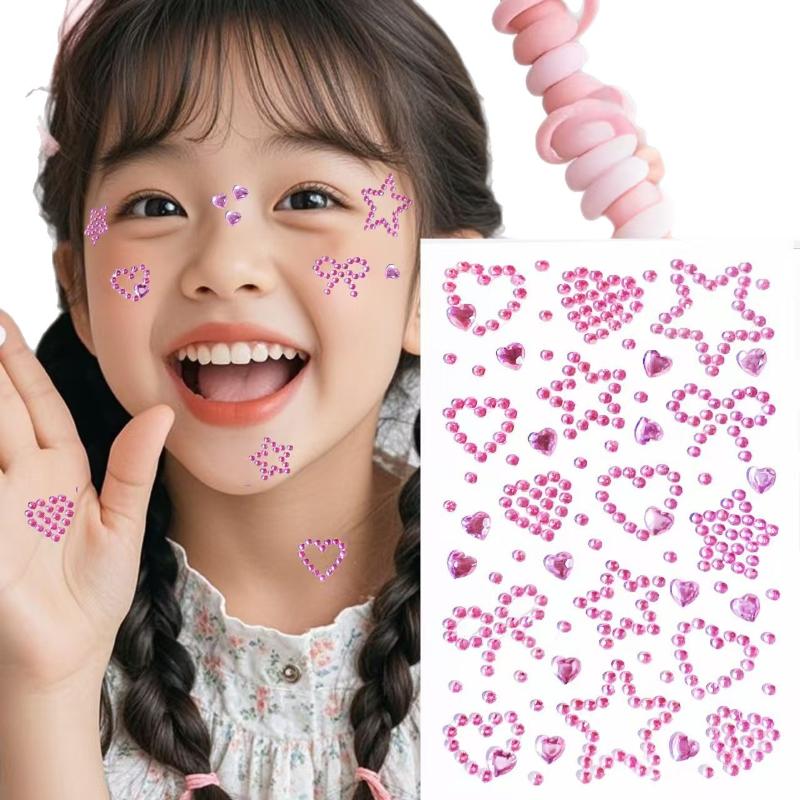 สติกเกอร์ติดหน้าลายหัวใจและดาว - Body Jewelry Eyebrow บทวิจารณ์และราคา