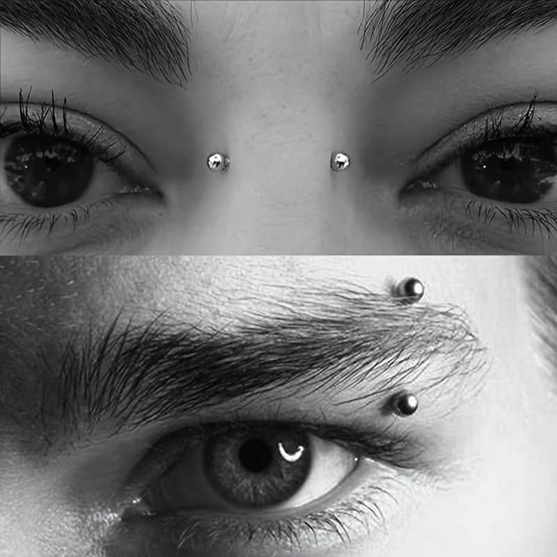 เครื่องประดับเจาะปลอม แหวนเจาะ - Body Jewelry Eyebrow บทวิจารณ์และราคา