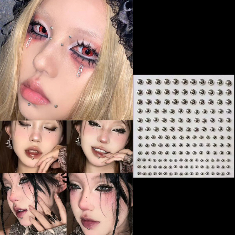 3D Face Eyes Party แต่งหน้า Ta - Body Jewelry Eyebrow บทวิจารณ์และราคา