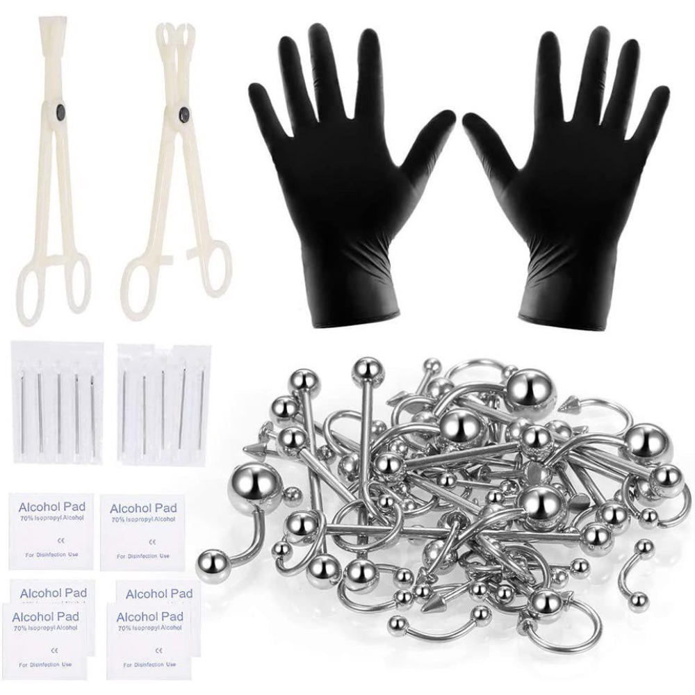 ชุดอุปกรณ์เจาะร่างกาย 150/140/ - Body Jewelry Eyebrow บทวิจารณ์และราคา