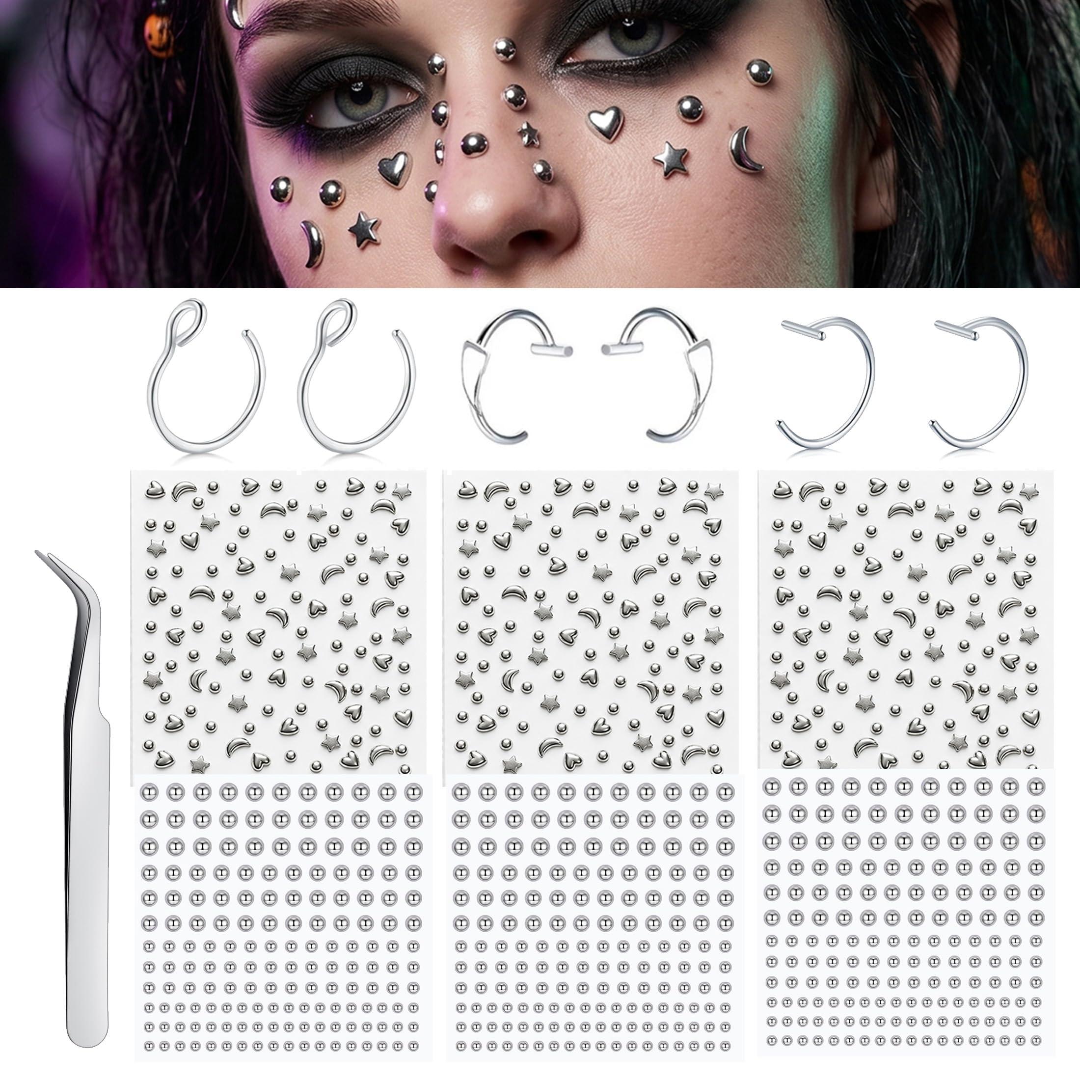 ลูกบอลเจาะปลอมติดจมูก ต่างหูปล - Body Jewelry Eyebrow บทวิจารณ์และราคา