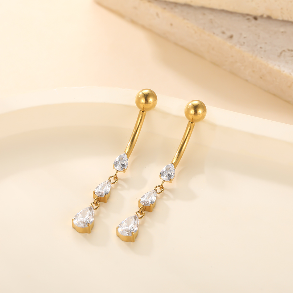 1/5Pcs ASTM F136 ไทเทเนียม 14G - Belly Bar Titanium บทวิจารณ์และราคา
