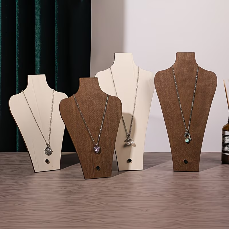 วอลนัทไม้ที่ถอดออกได้ Mannequi - Body Jewelry Display บทวิจารณ์และราคา