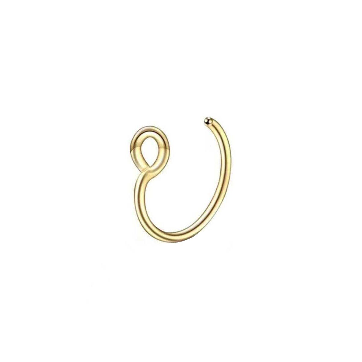 แหวนจมูกปลอมสำหรับผู้หญิง 1 ชิ - Yg Body Jewelry บทวิจารณ์และราคา