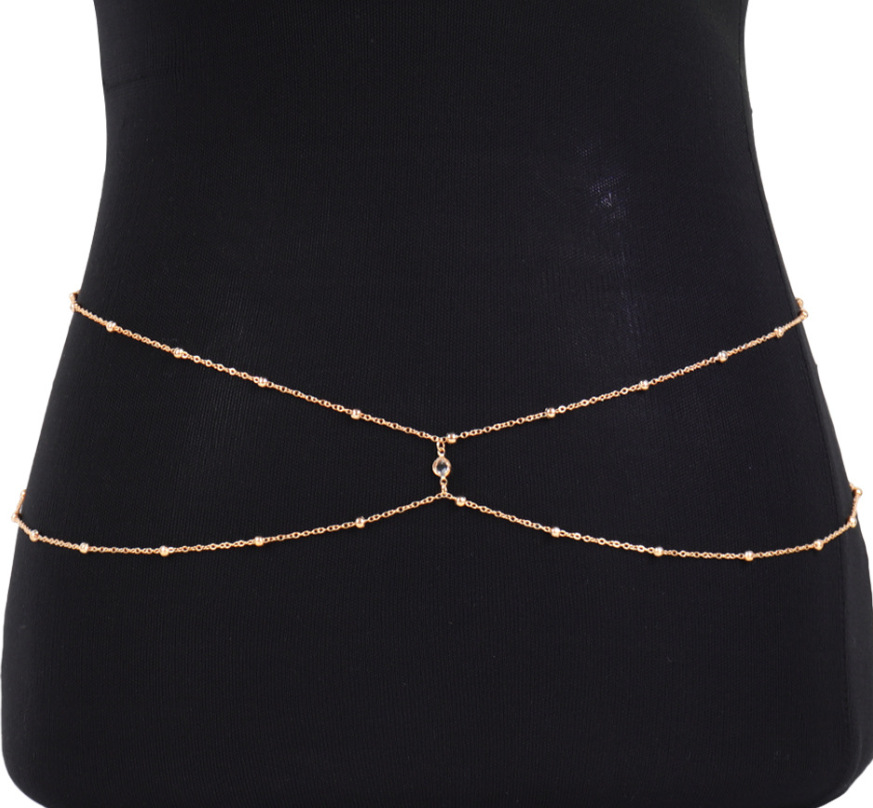 โซ่ประดับลูกปัดพลอยใสสำหรับผู้ - Body Jewelry Bulk บทวิจารณ์และราคา