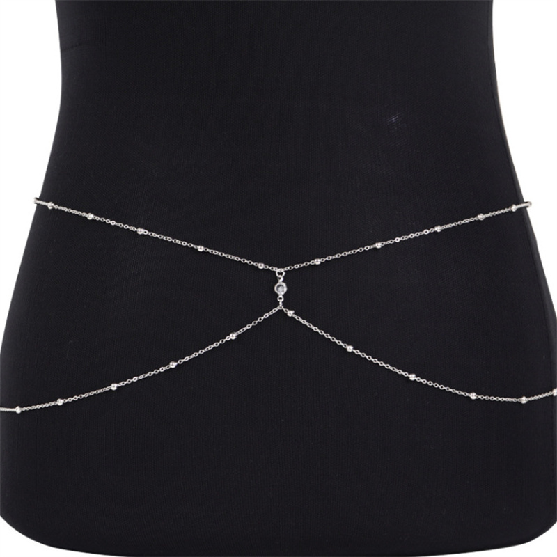 โซ่ประดับลูกปัดพลอยใสสำหรับผู้ - Body Jewelry Bulk บทวิจารณ์และราคา