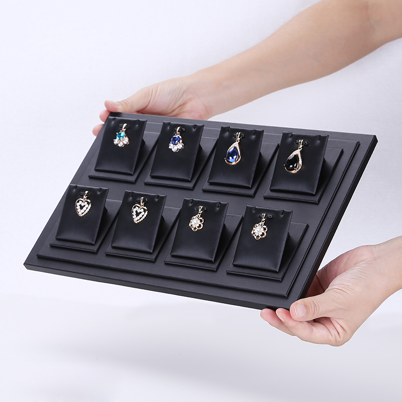 Superior สีดำ PU หนังเครื่องปร - Body Jewelry Display บทวิจารณ์และราคา