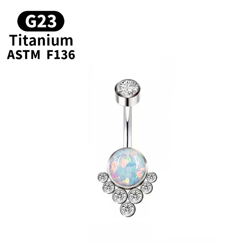 G23 ไทเทเนียมเจาะไทเทเนียมเกรด - Belly Bar Titanium บทวิจารณ์และราคา