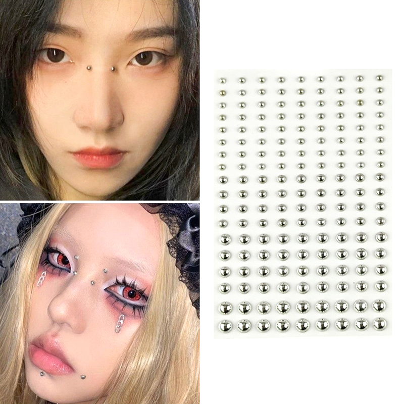 สติกเกอร์เพชรติดจมูกปลอม แบบติ - Body Jewelry Eyebrow บทวิจารณ์และราคา