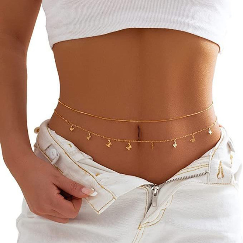 สร้อยลูกปัดสองชั้นแบบแฟชั่นแบบ - Body Jewelry Bulk บทวิจารณ์และราคา